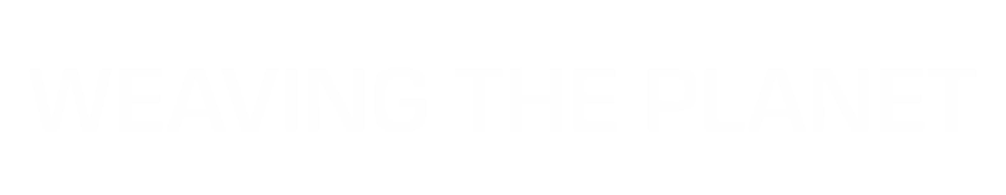 Weaving The Planet